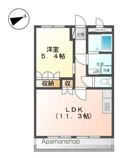 リフレイン グレース【1階】の間取り