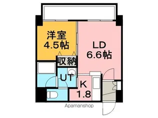 ボヌール手稲【5階】の間取り