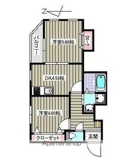 ユゥ&ミィ金山駅前D棟【1階】の間取り