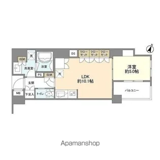 コスモリード市ヶ谷払方町【2階】の間取り