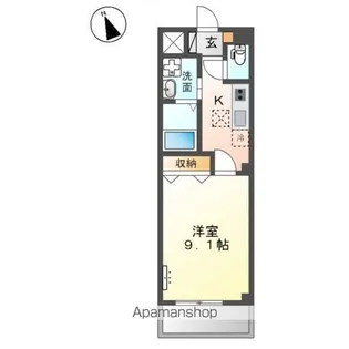 エスペランサ レーヴ【1階】の間取り