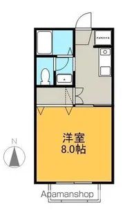 アルバビエントA【2階】の間取り
