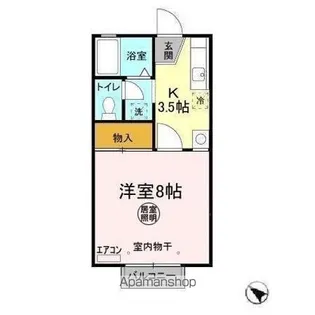 ジュリア【1階】の間取り