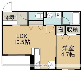 アンビシア(仙波町)【303号室】の間取り