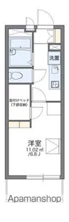 レオパレス片倉台【4階】の間取り