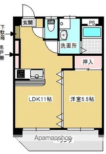 サンハイツときわ【2階】の間取り