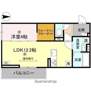 「D-ROOM山上」【2階】の間取り
