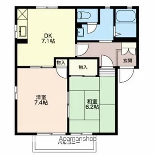 ファミール【2階】の間取り