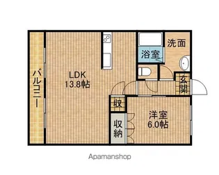 モンシェリー【1階】の間取り