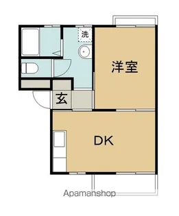 サンビレッジ久保田【2階】の間取り