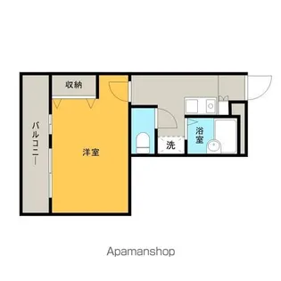 レオパレスコンフォート広瀬【3階】の間取り