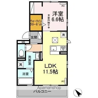 N FIELD(エヌ フィールド)【1階】の間取り