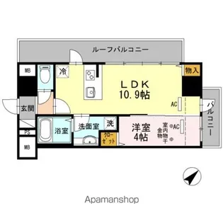 JP NOIE 早稲田【7階】の間取り