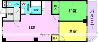 グレース園田【2階】の間取り