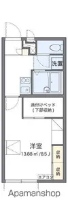 レオパレスSPA【208号室】の間取り