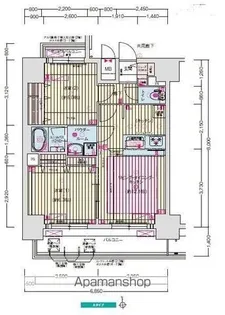 プレサンスTHE新栄【5階】の間取り