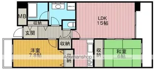コムザ21北緑丘【1階】の間取り