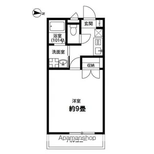 アンプルール ブワ MER【1階】の間取り