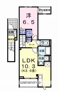 ソレイユ緑ヶ丘【2階】の間取り