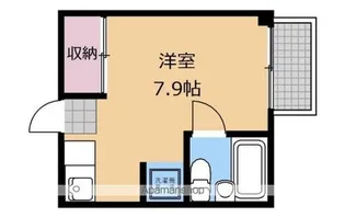 ビューハイツ【2F号室】の間取り