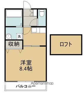 WISH伊在伍番館【1階】の間取り