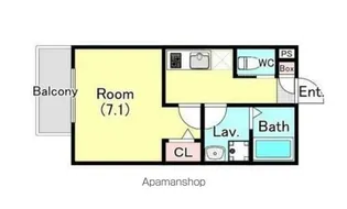 ジーメゾン昭島【1階】の間取り