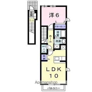 スマイリー【2階】の間取り