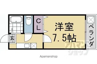 メゾン永楽【303号室】の間取り