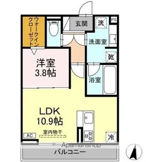 エクラノーブル【3階】の間取り