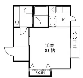 ルミエール芹【2階】の間取り