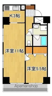 ライオンズマンション甲府中央【1001号号室】の間取り
