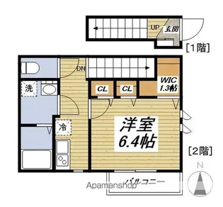 コンフィー早宮【201号室】の間取り