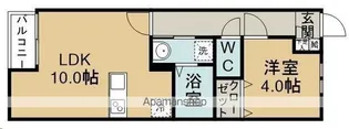 La Corte 西多賀【2階】の間取り