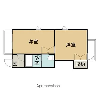 プラセール中野第1【B101号室】の間取り
