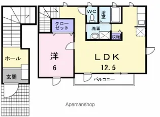 ココ・リーフ【2階】の間取り