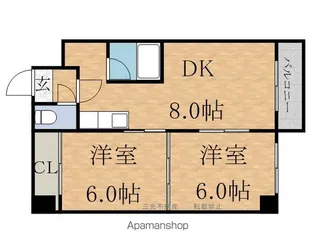 アスター南16条【2階】の間取り