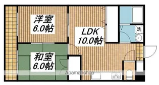 サンシティ・アサヒ【1階】の間取り