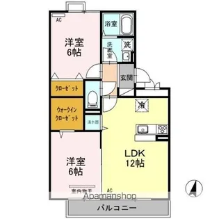 ファミール近藤 IV【3階】の間取り