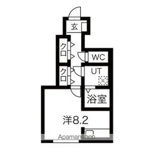 リアン【1階】の間取り