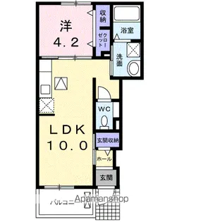 プロスペリータ【1階】の間取り