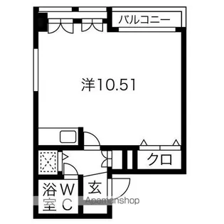 セリニティ星ヶ丘【3階】の間取り