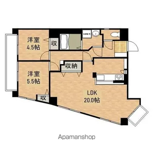 エーデル坂町【7階】の間取り