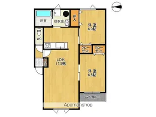 タネット K館【3階】の間取り