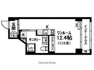 第二青葉建商ビル【203号室】の間取り