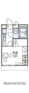 レオパレスヴァン【2階】の間取り