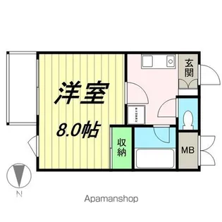 アイメゾン【402号室】の間取り