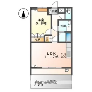 プロニティFUJIMI【1階】の間取り