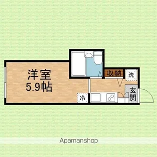 ソフィアコーポ上沢【1階】の間取り