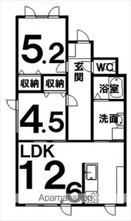 LIENⅡ【1階】の間取り