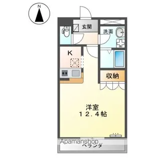 グレース フィオーレ【108号室】の間取り